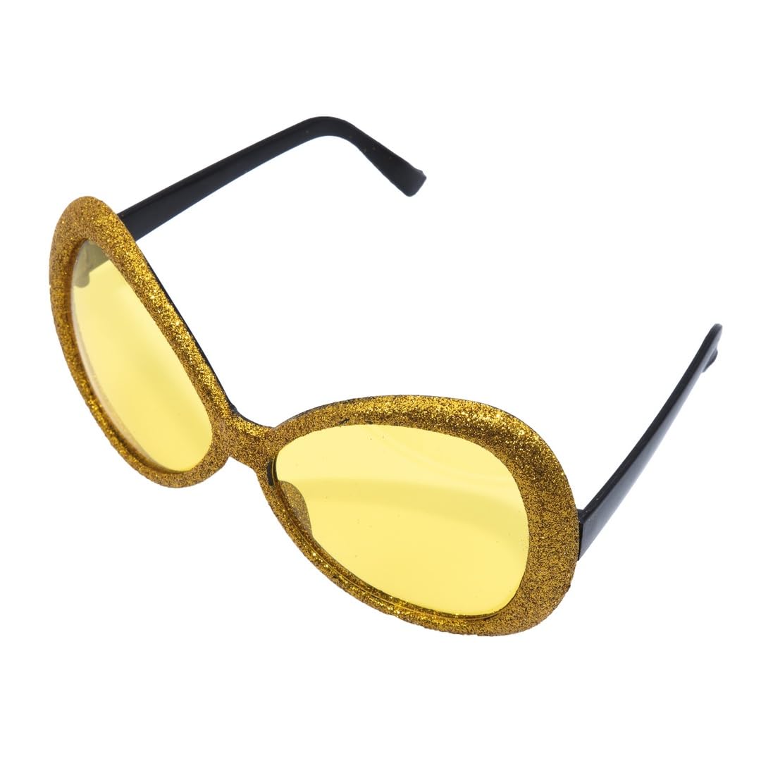 ptit-clown-20034-disco-brille-mit-pailletten-kunststoff-gold image 2