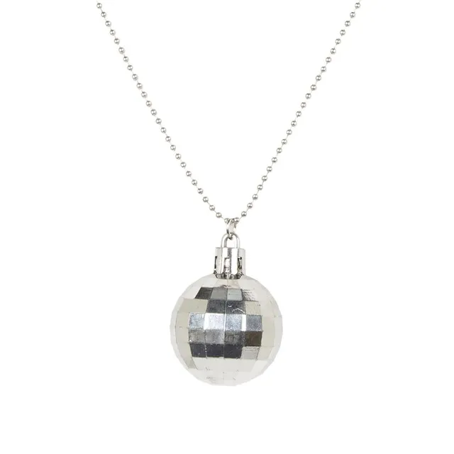 ptit-clown-re21079-discokugel-halskette-70er-accessoire image 1