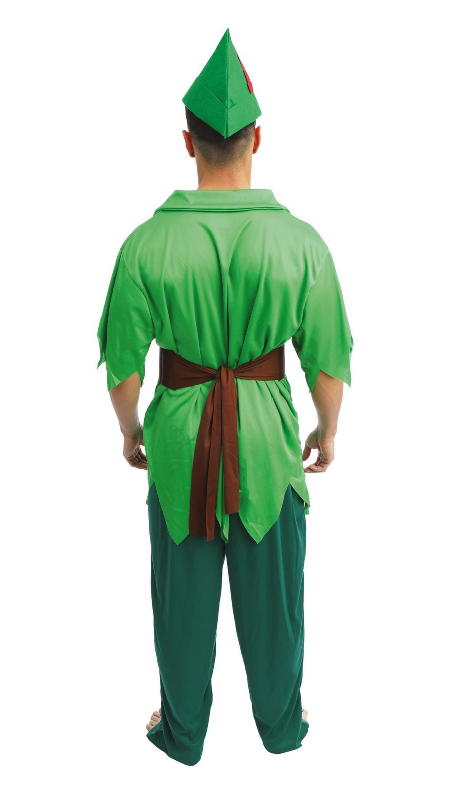 p-tit-clown-peter-kost-m-erwachsene-gr-n-polyester-karneval image 3