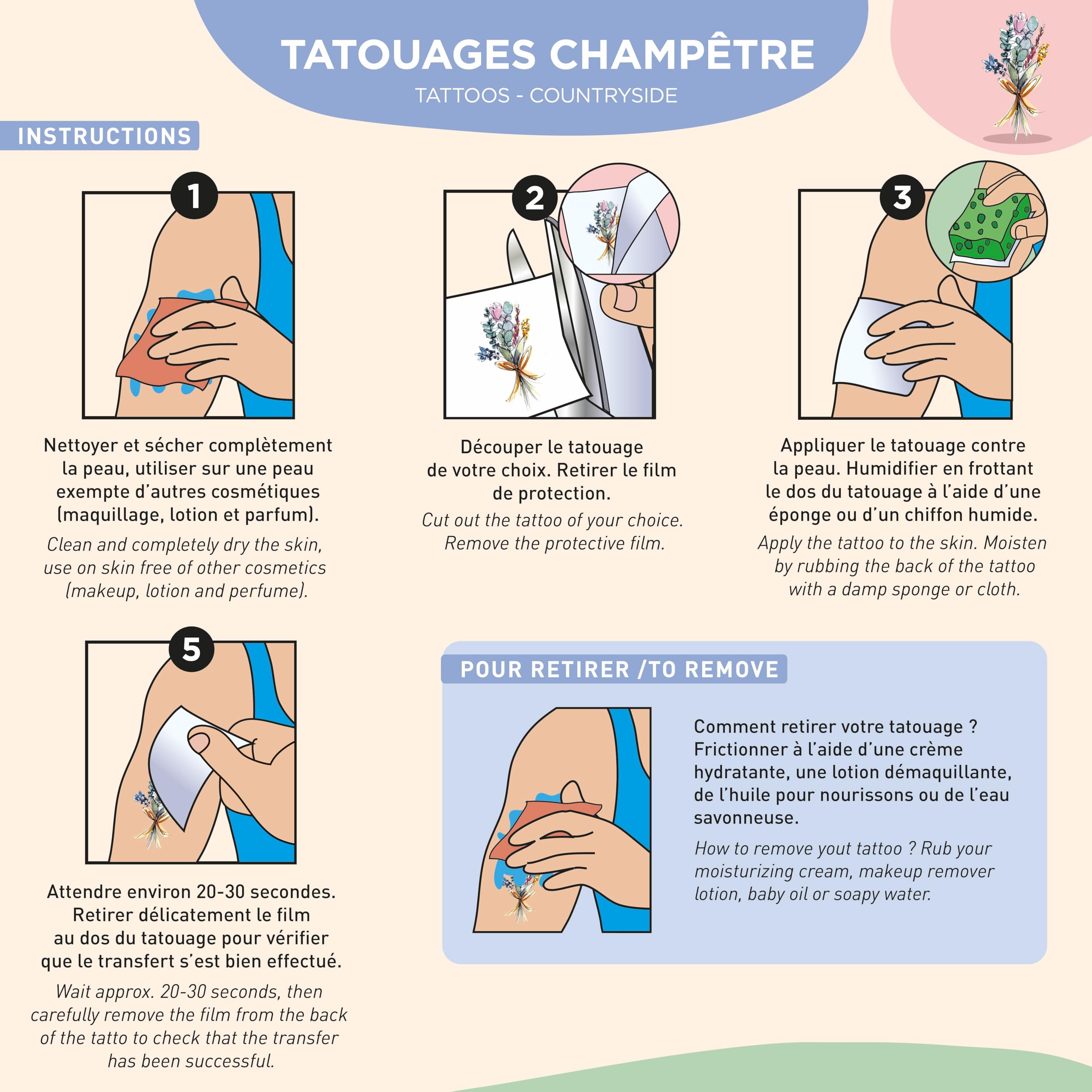 ptit-clown-tattoos-blumen-tempor-re-kinder-tattoos image 3