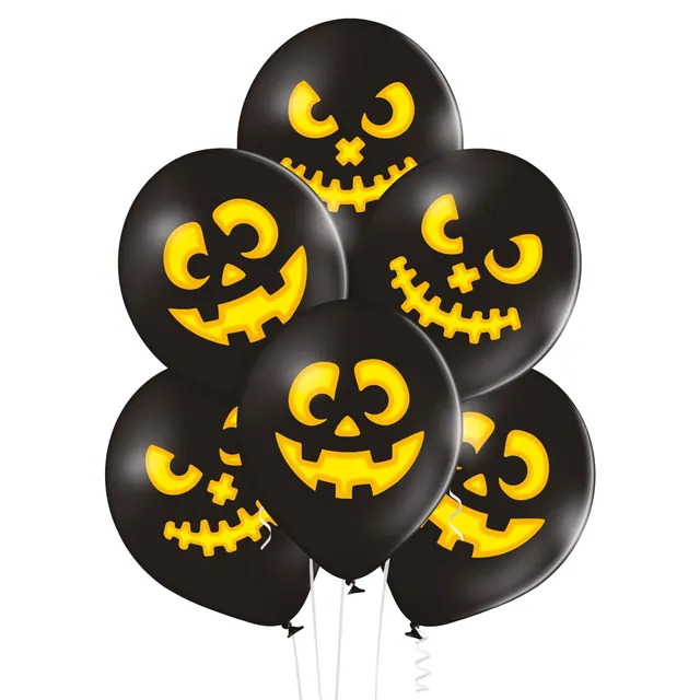 p-tit-clown-halloween-ballons-30-cm-8er-set-k-rbis-schwarz image 1
