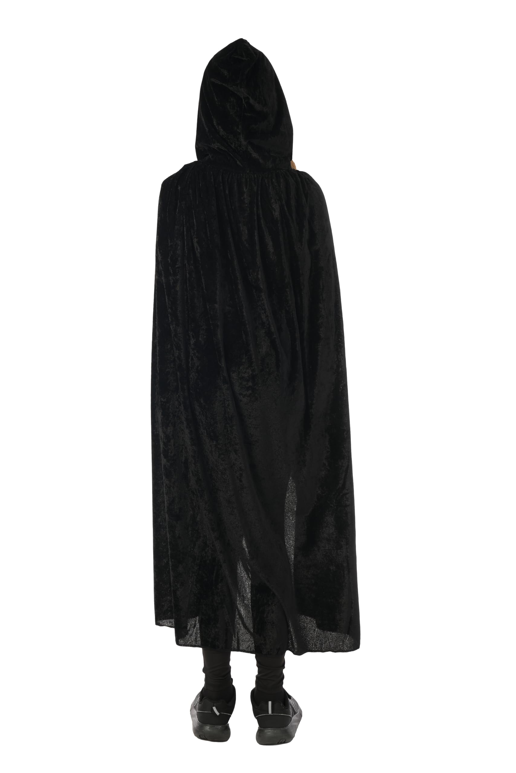 p-tit-clown-kinder-cape-samt-mit-kapuze-schwarz-100-cm image 3