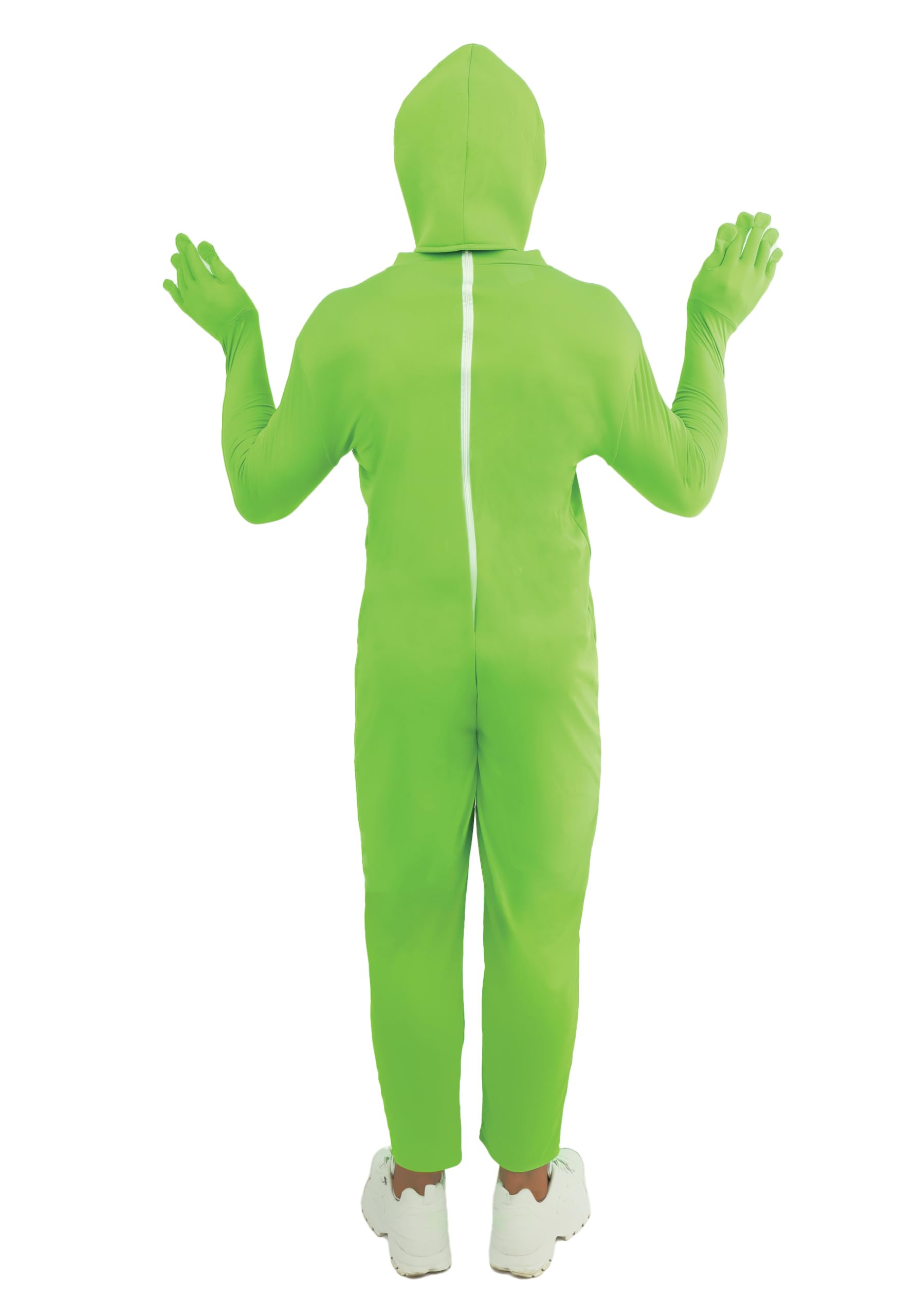 p-tit-clown-alien-kost-m-gr-n-erwachsene-karneval image 3