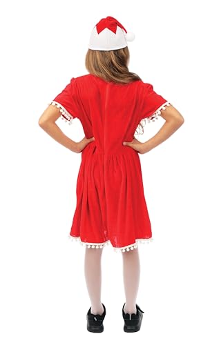 ptit-clown-weihnachtsmutter-miss-santa-kleid-rot-mit-m-tze-f-r-m-dchen image 8