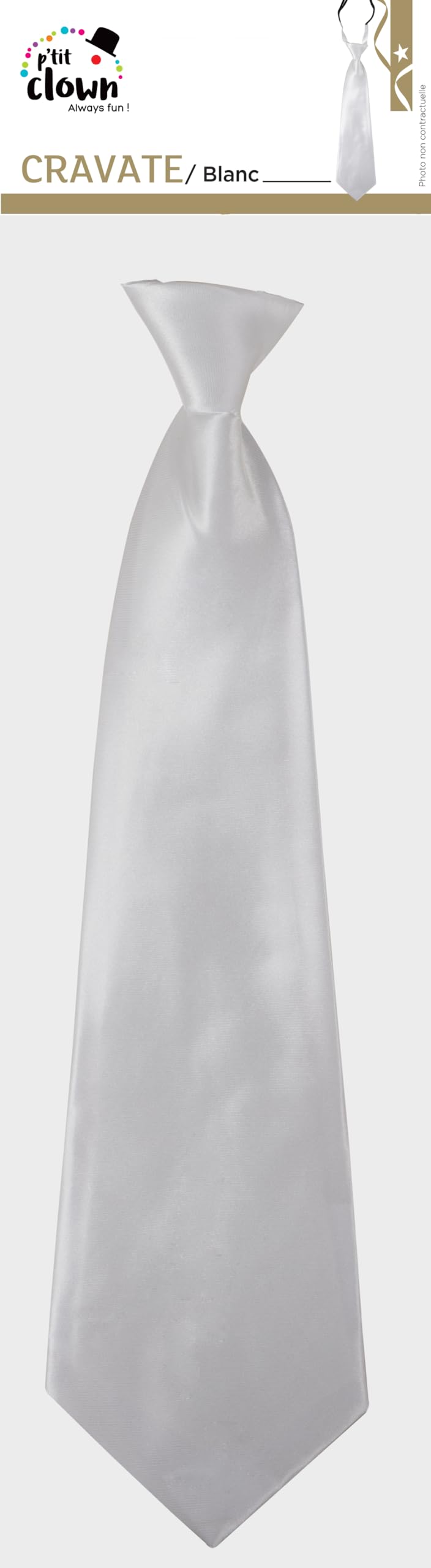 ptit-clown-60252-krawatte-wei-kost-m-accessoire image 5