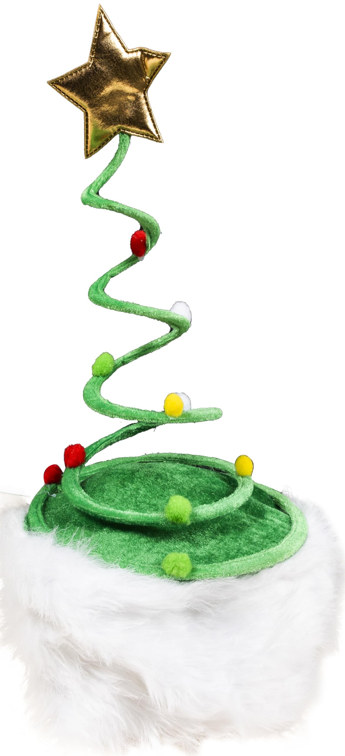 ptit-clown-re22376-weihnachtsbaum-hut-mit-feder-erwachsene image 4