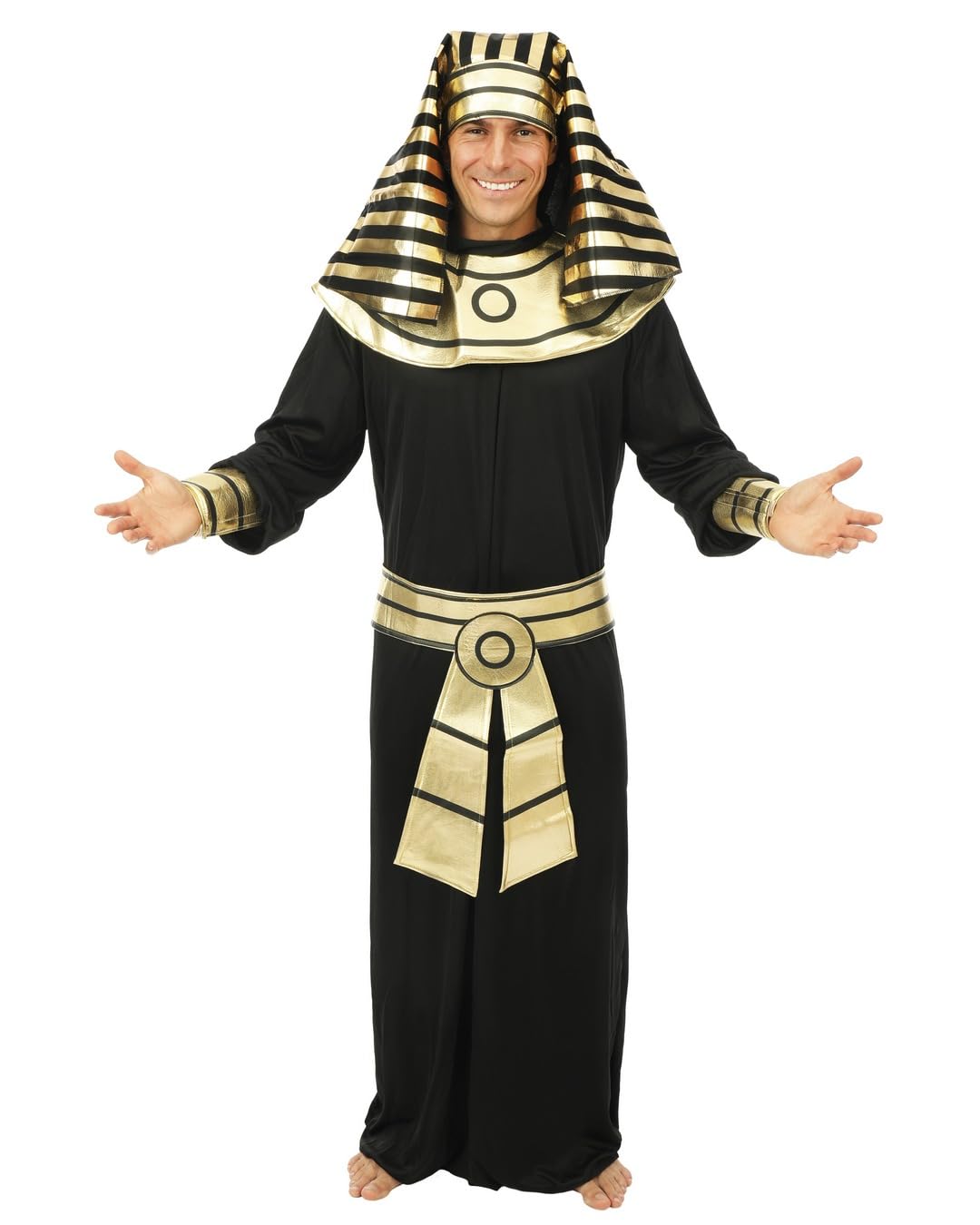 ptit-clown-pharao-tutanchamun-kost-m-herren-schwarz image 2