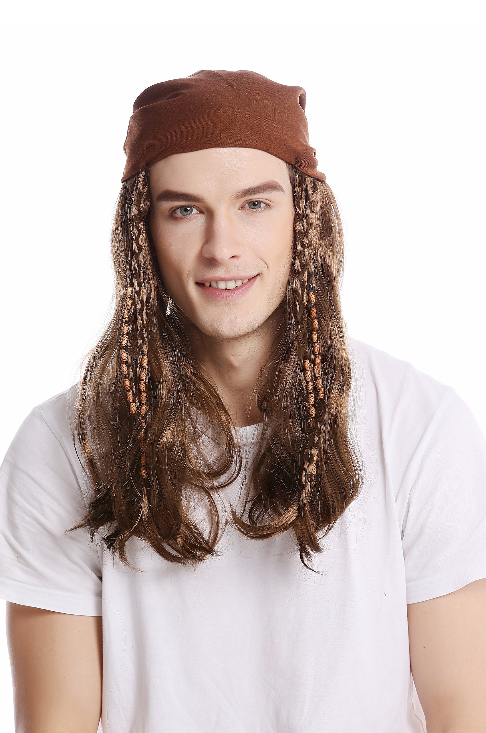 wig-me-up-91225-p6-pirat-per-cke-mit-bandana-braun-lang-50-cm image 2