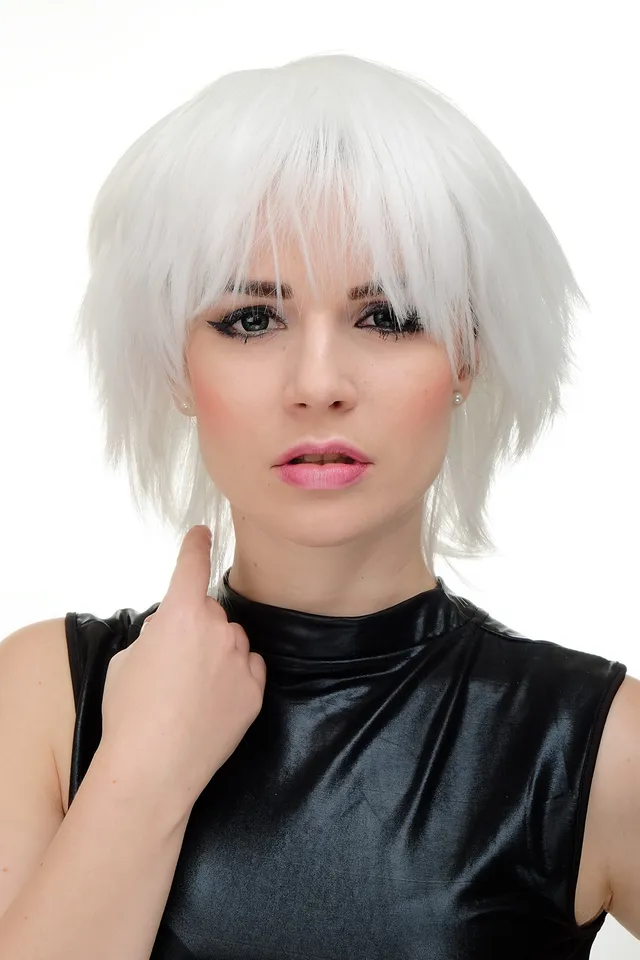 wig-me-up-yzf-7067-1001-cosplay-per-cke-kurz-volumin-s-wei-30-cm image 1
