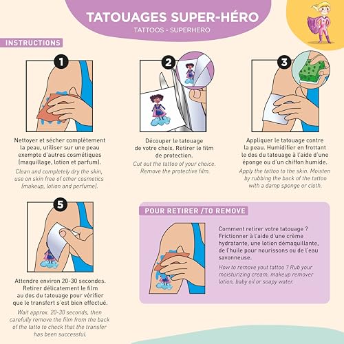 ptit-clown-tattoos-superhelden-tempor-re-kinder-tattoos image 8