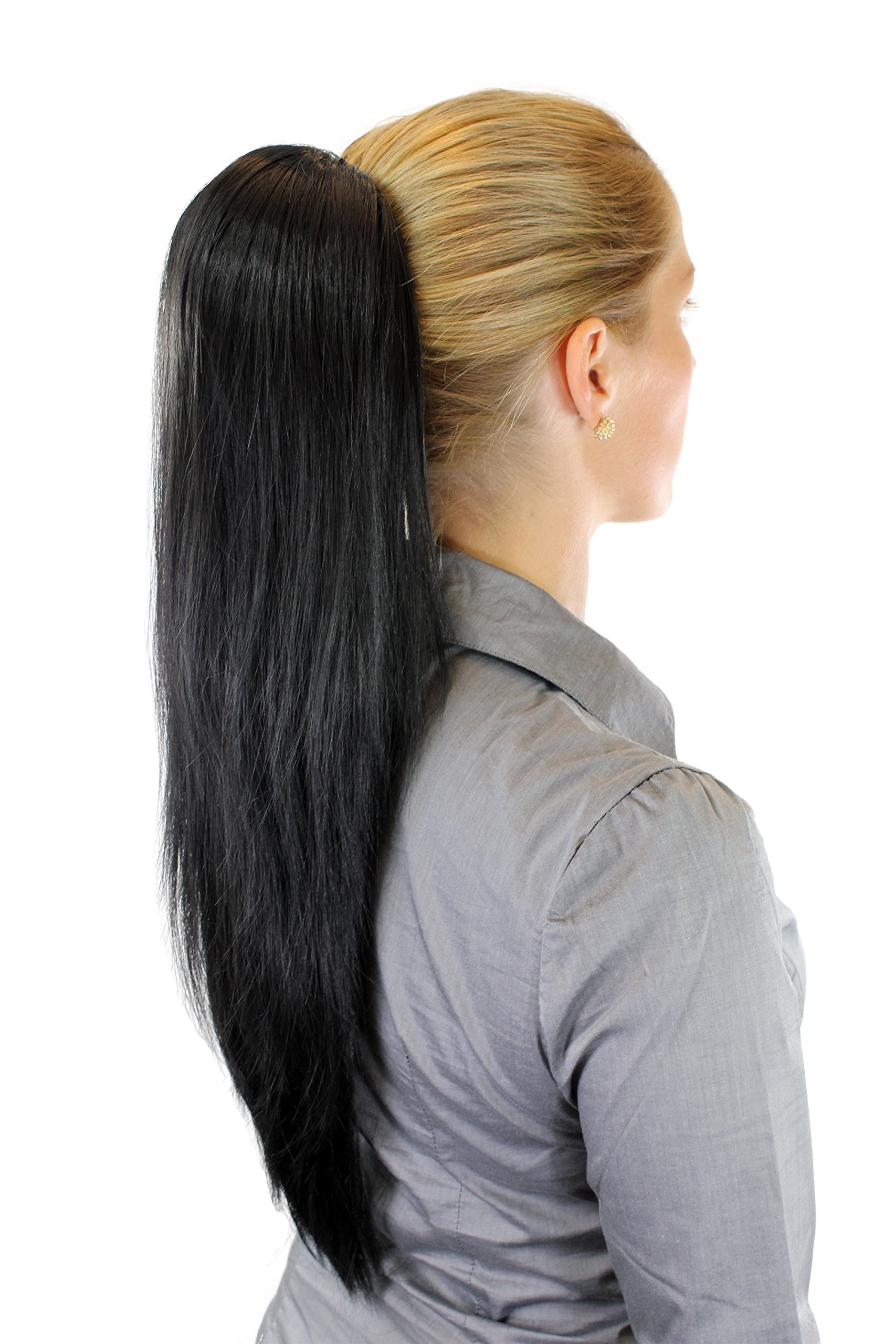 wig-me-up-wk06-1b-haarteil-pferdeschwanz-zopf-schwarz-glatt-65-cm image 2