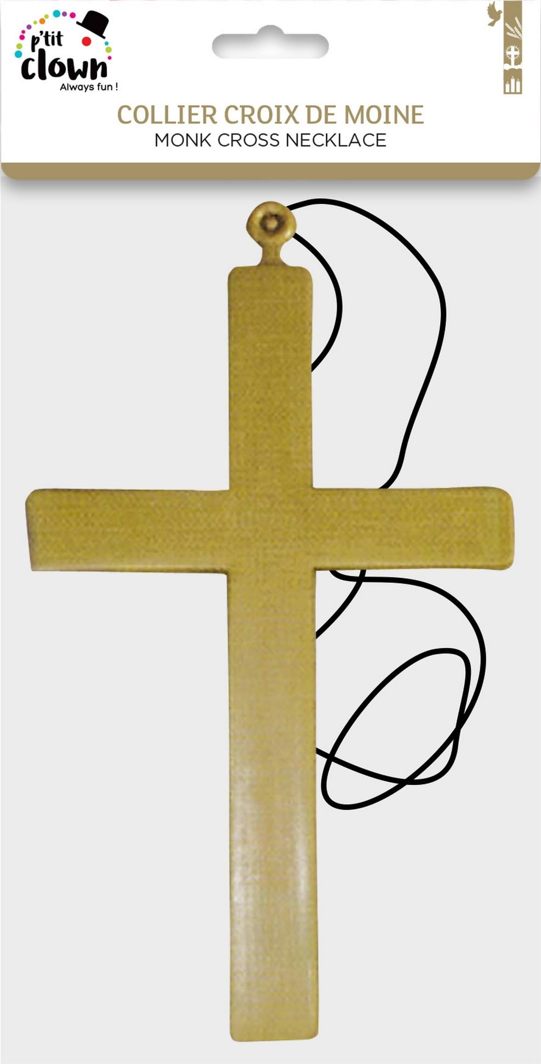 p-tit-clown-60426-m-nchskreuz-gold-kost-m-accessoire image 2