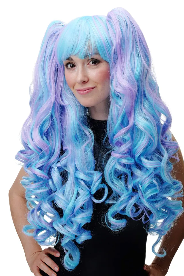wig-me-up-cosplay-per-cke-yzf-7092l-a-blau-lila-75-cm-z-pfe-pony-hitzebest-ndig image 1