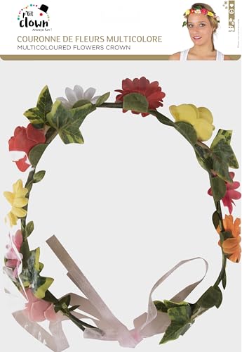 ptitclown-blumenkranz-mehrfarbig-haarkranz-accessoire image 5