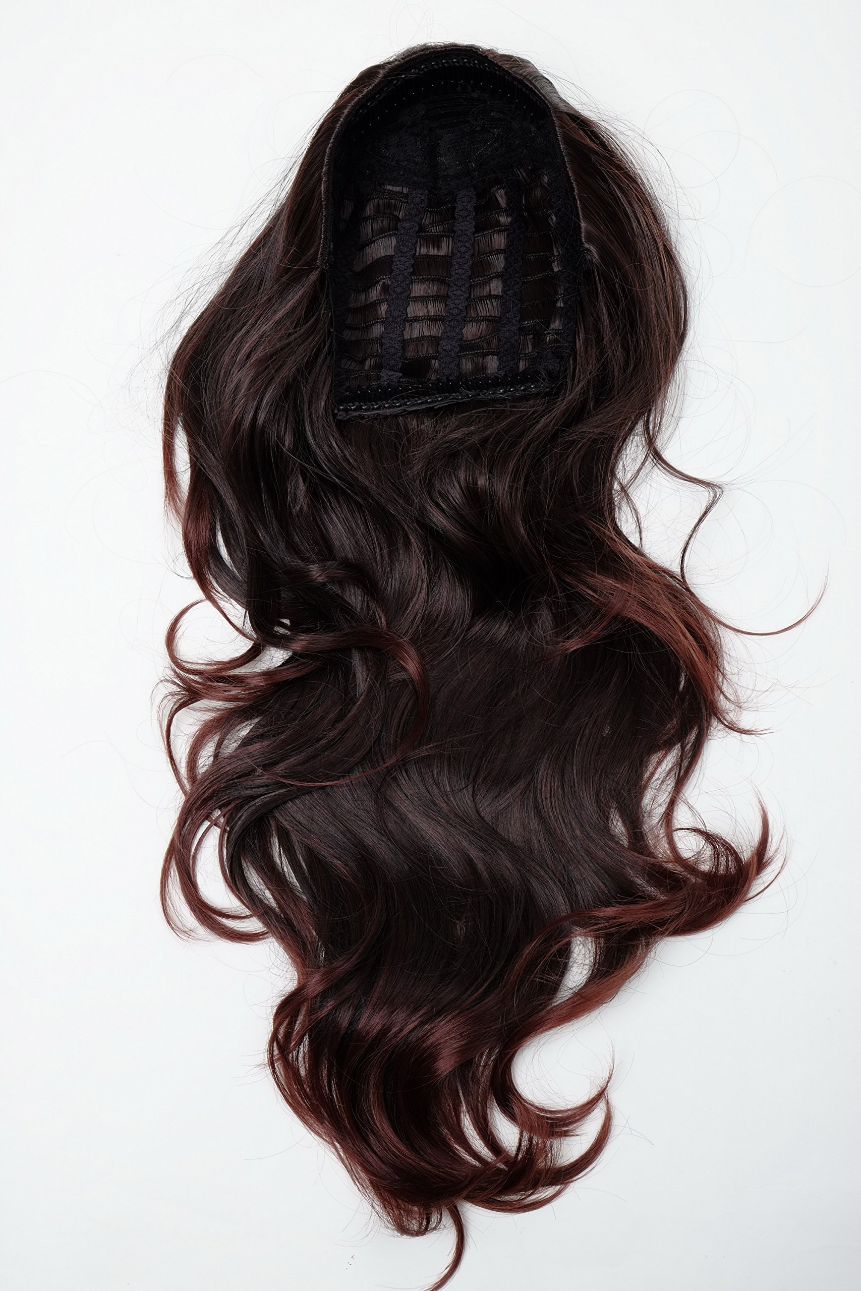 wig-me-up-h9310-2t33-halbper-cke-extension-haarverl-ngerung-gewellt-braun-mix-60 image 3