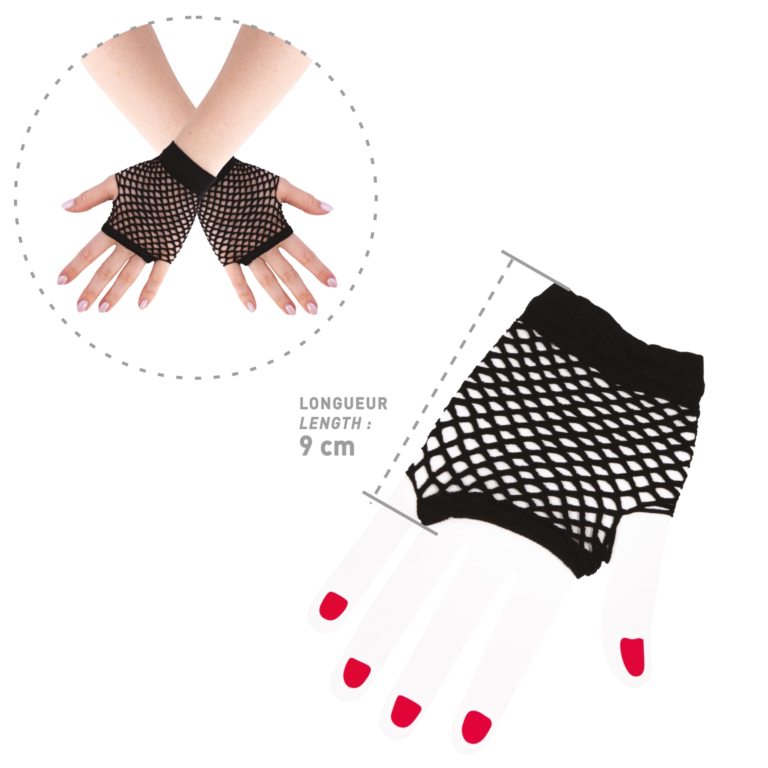 p-tit-clown-90313-netz-handschuhe-fingerlos-schwarz-einheitsgr-e-1-paar image 3