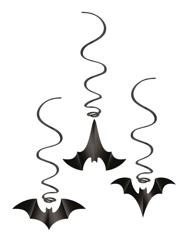 ptit-clown-halloween-spirale-fledermaus-h-ngedeko-3er-set image 1