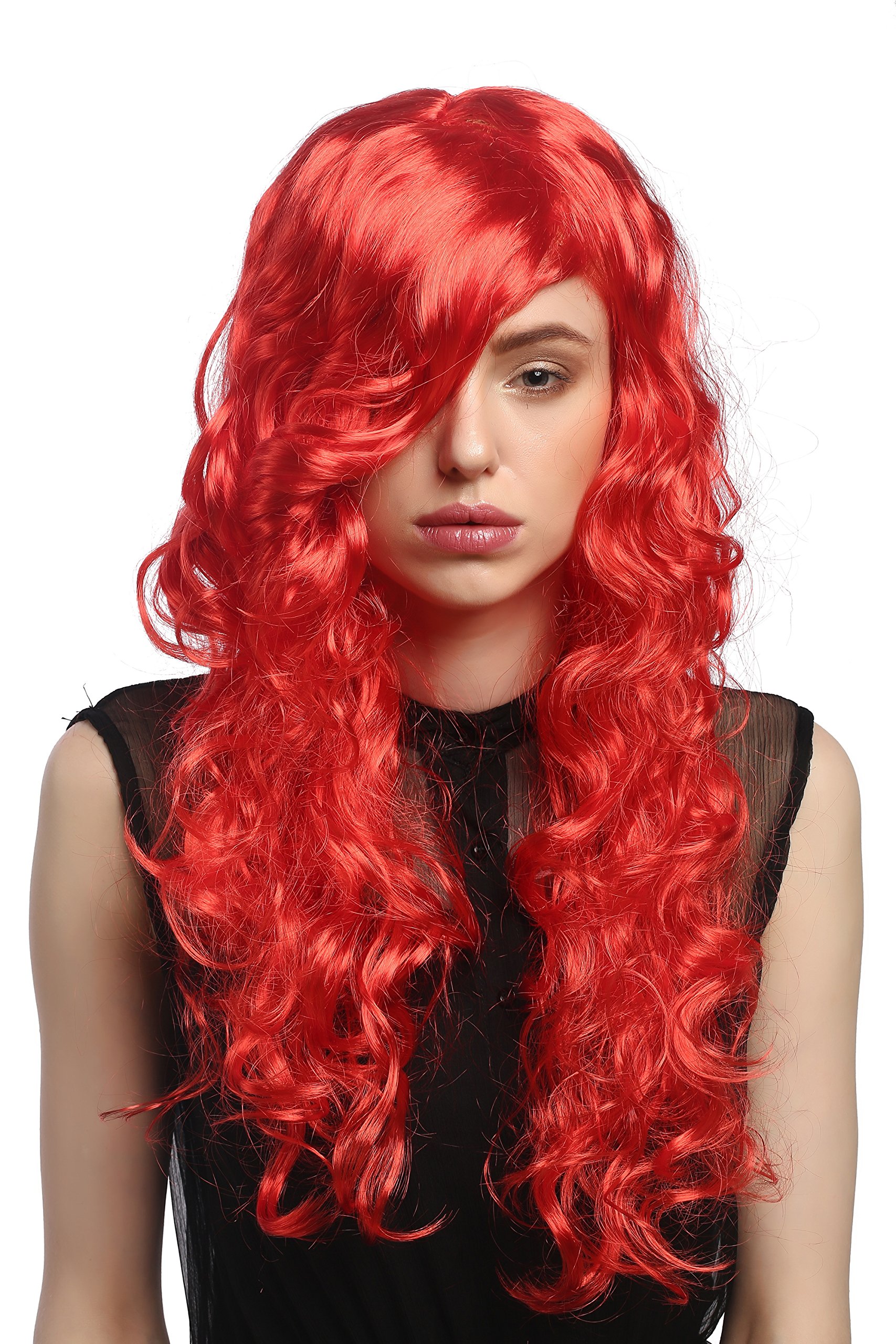 wig-me-up-dec37-pc13-per-cke-damen-lang-rot-wellig-65-cm-seitenscheitel image 1
