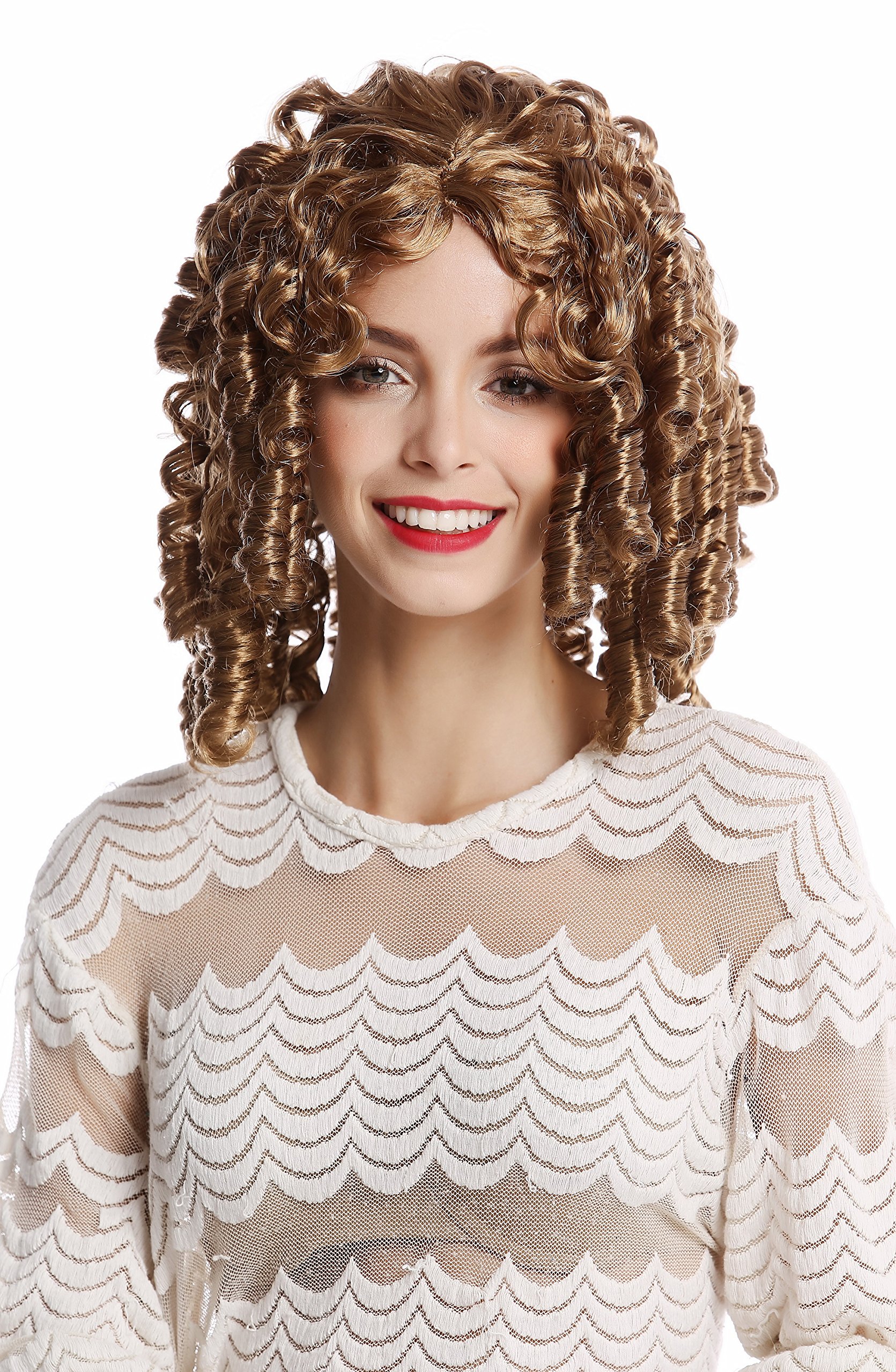 wig-me-up-91049-za27a-damen-per-cke-korkenzieher-locken-dunkelblond image 2