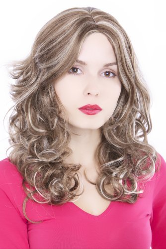 wig-me-up-gfw982-12h26-damenper-cke-lang-lockig-mittelblond-mit-hellen-str-hnen image 4