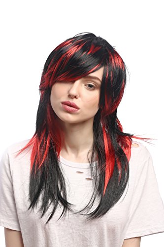 wig-me-up-dh1375-pc13-p103-damenper-cke-schwarz-rot-lang-glatt-50-cm image 8