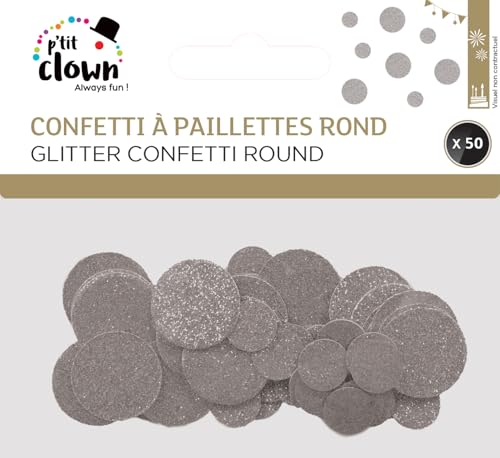 p-tit-clown-re22728-konfetti-rund-silber-glitzer-50-st-ck image 5