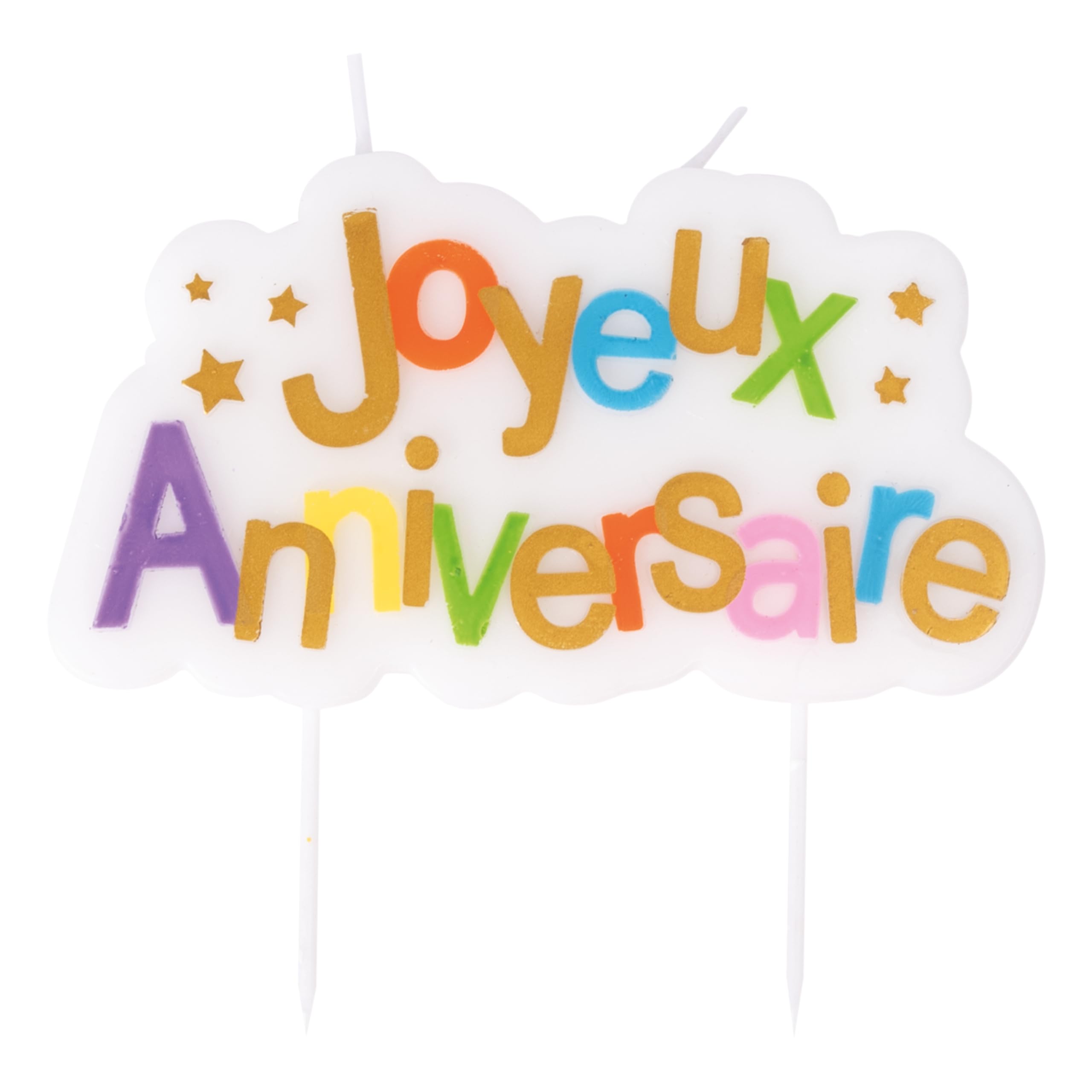 ptit-clown-23964-schriftzugkerze-happy-birthday-mehrfarbig image 1