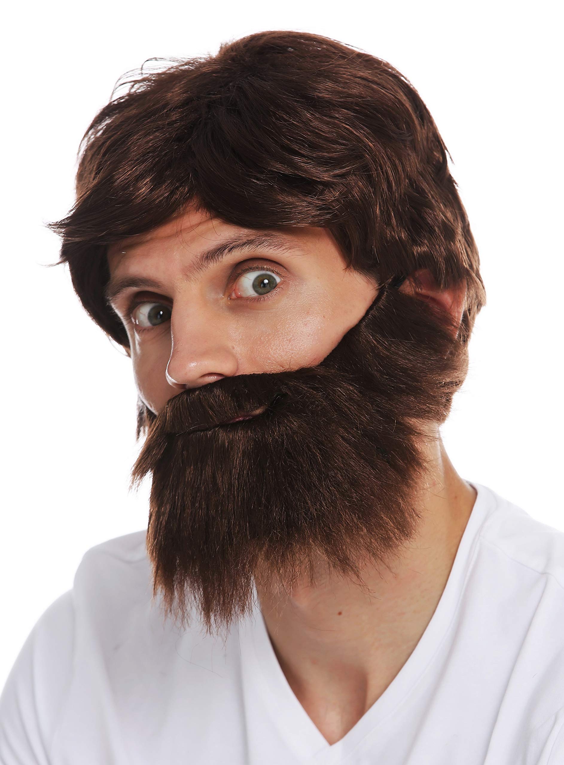 wig-me-up-31998-p4-herren-per-cke-vollbart-set-braun-wild-20-cm image 2
