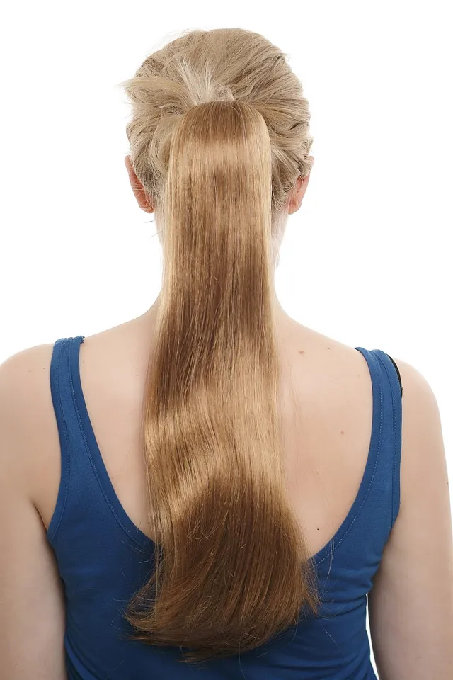 wig-me-up-haarteil-pferdeschwanz-sa049-2005-dunkelblond-glatt-50-cm image 1