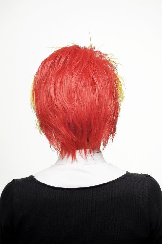 wig-me-up-sa055-cosplay-per-cke-rot-gelb-toupiert-f-r-damen-und-herren image 8