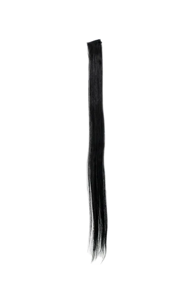 wig-me-up-1-clip-extension-str-hne-glatt-schwarz-1-63cm image 1