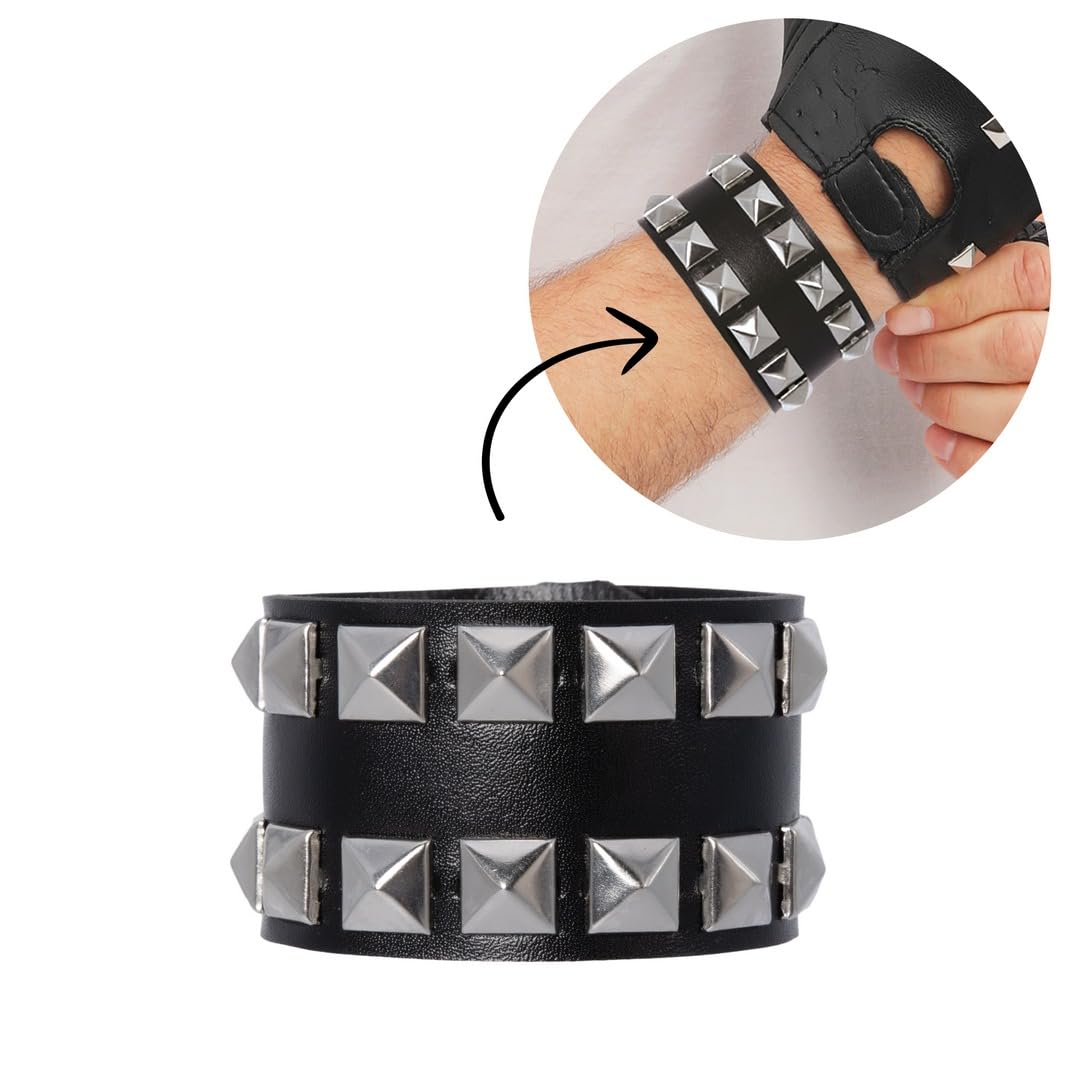 ptit-clown-18420-armband-punk-5-5-cm-schwarz image 3