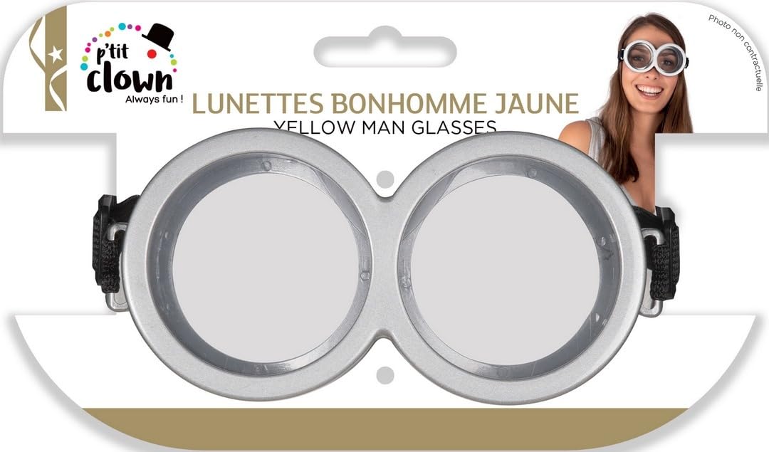 p-tit-clown-fantasie-brille-mit-gelbem-mann-partybrille-erwachsene-kunststoff image 6