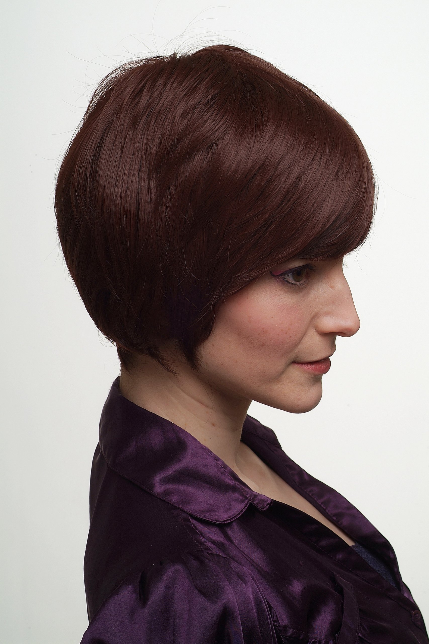 wig-me-up-sa040-33-kurzhaar-per-cke-braun-twiggy-bob-25-cm-unisex image 2
