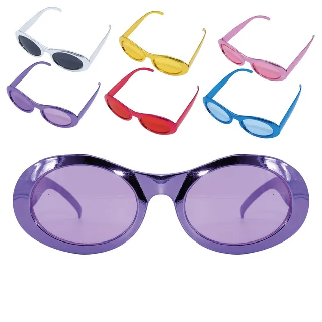 ptit-clown-24581-glitzerbrille-kunststoff-partybrille-mehrfarbig image 1