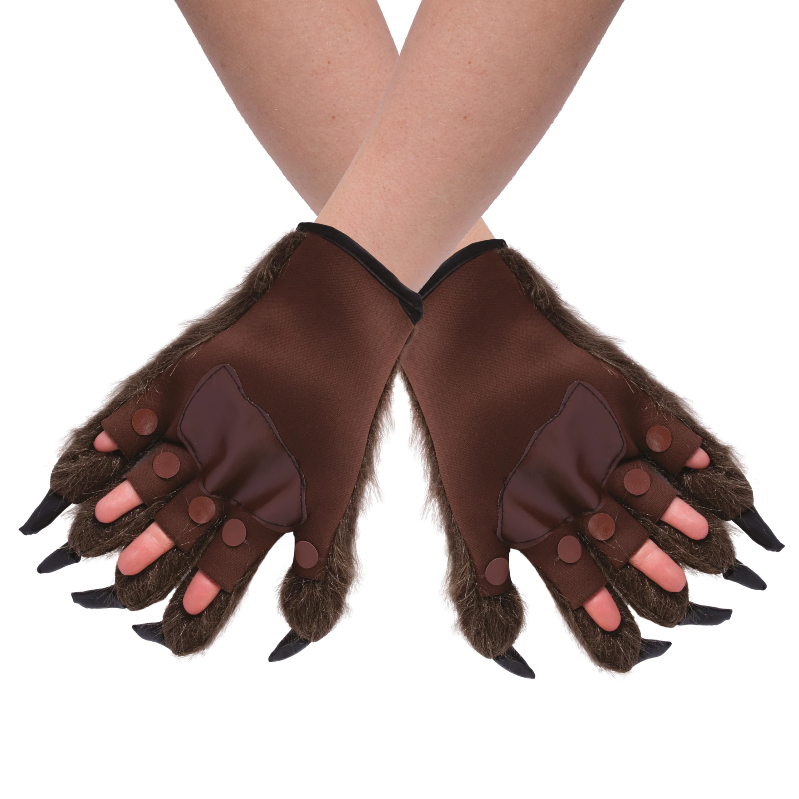 p-tit-clown-23525-werwolf-handschuhe-erwachsene-braun image 2