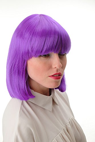 wig-me-up-gfw673-f11-damenper-cke-bob-kurz-lila-30-cm-mit-pony image 6