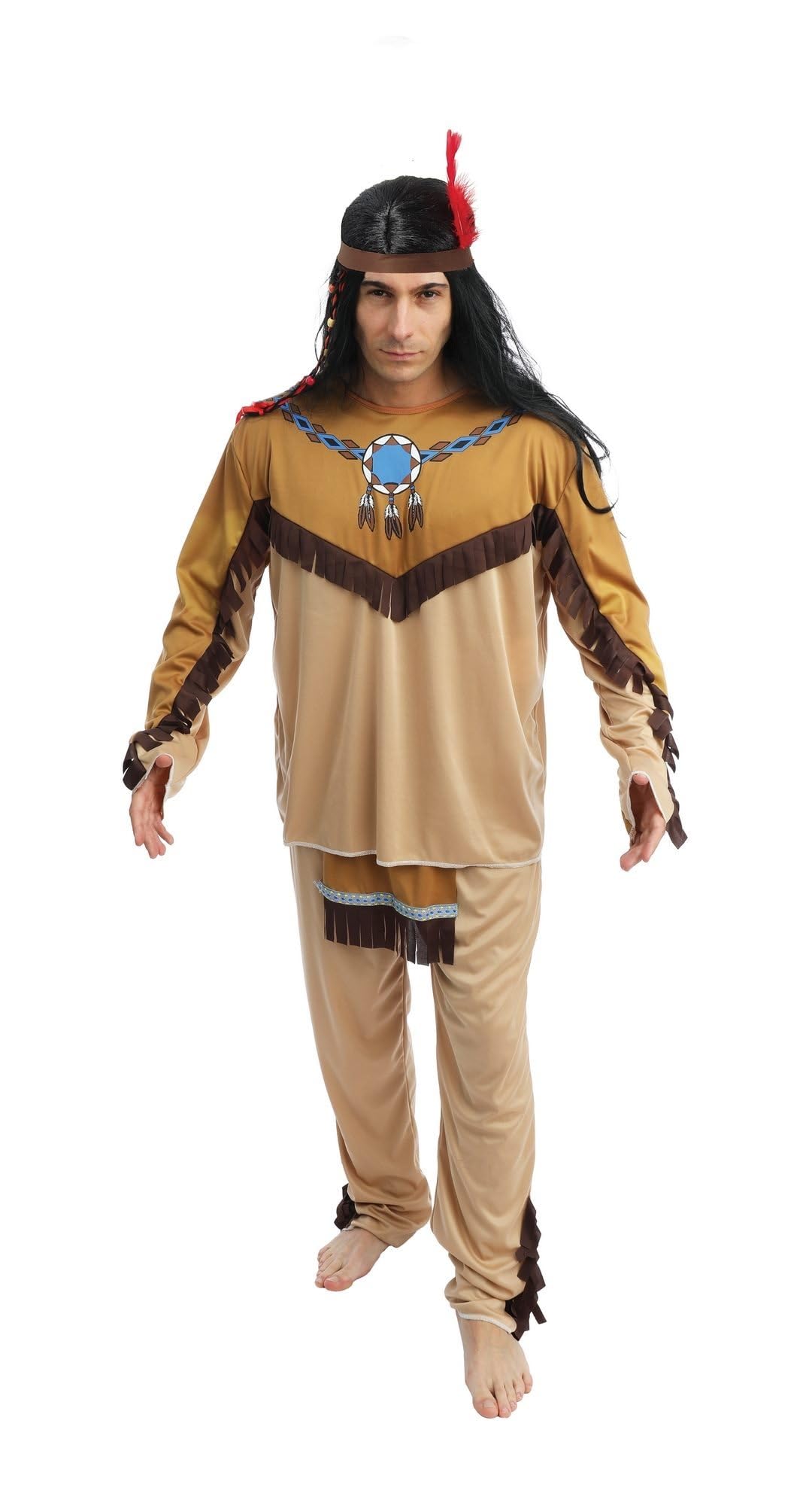 ptit-clown-costume-indien-erwachsene-indianer-kost-m-set image 1