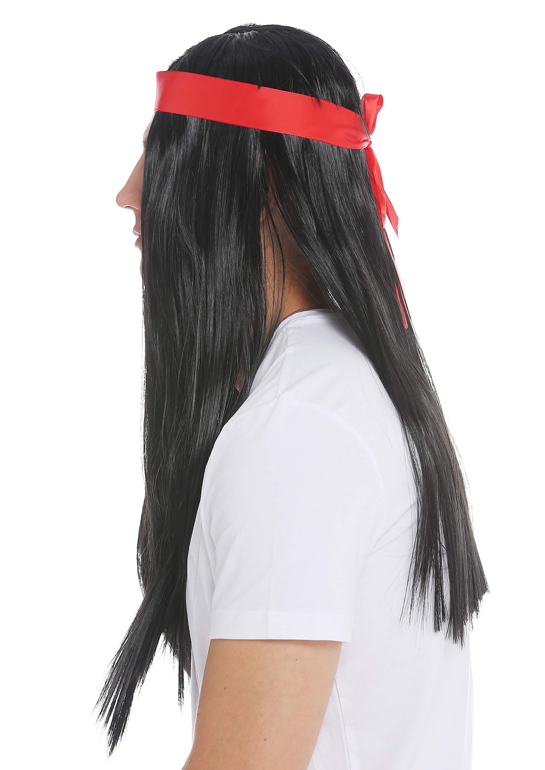 wig-me-up-7093-p103-unisex-per-cke-hippie-indianer-schwarz-60-cm-mit-stirnband image 5