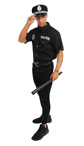 p-tit-clown-polizeikost-m-f-r-erwachsene-mit-hemd-und-kappe image 8