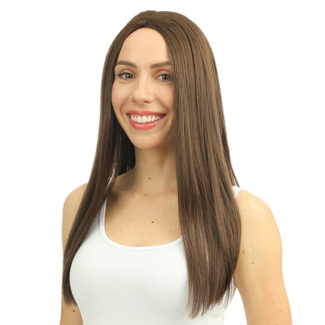 ptit-clown-lange-per-cke-damen-60-cm-braun-long-wig-68042 image 2