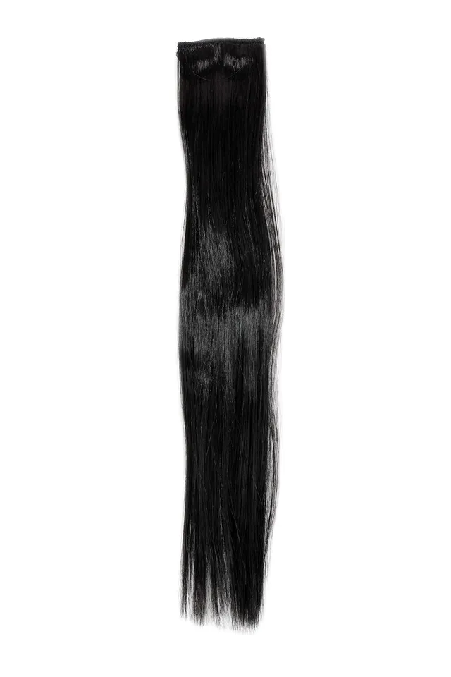 wig-me-up-yzf-p2s18-2-extension-str-hne-glatt-mit-2-clips-schwarz-45-cm image 1
