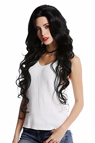 wig-me-up-gf-w2080-1-damenper-cke-sehr-lang-wellig-tiefschwarz-80-cm image 6