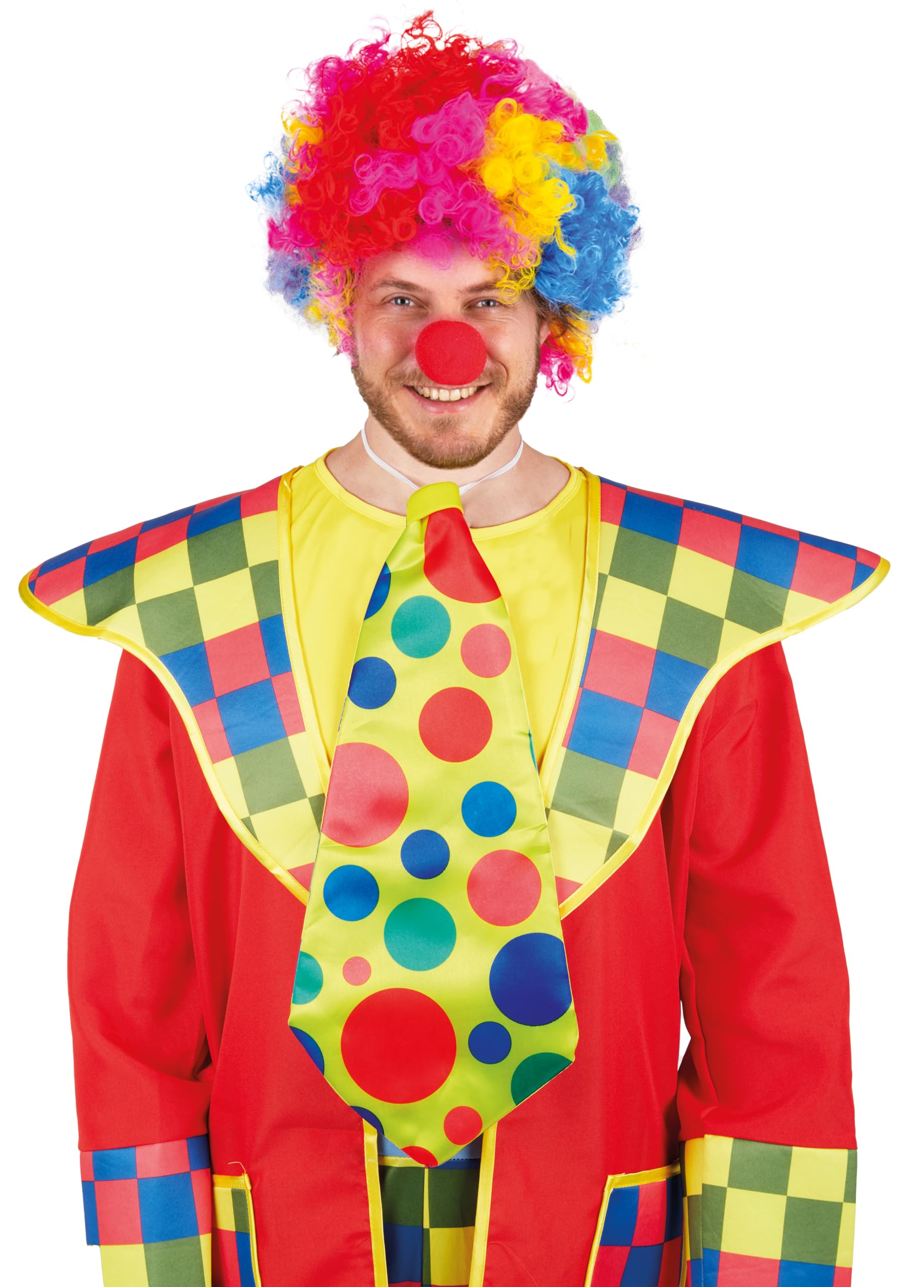 ptit-clown-14525-riesen-clown-krawatte-50x20-cm-mehrfarbig image 3