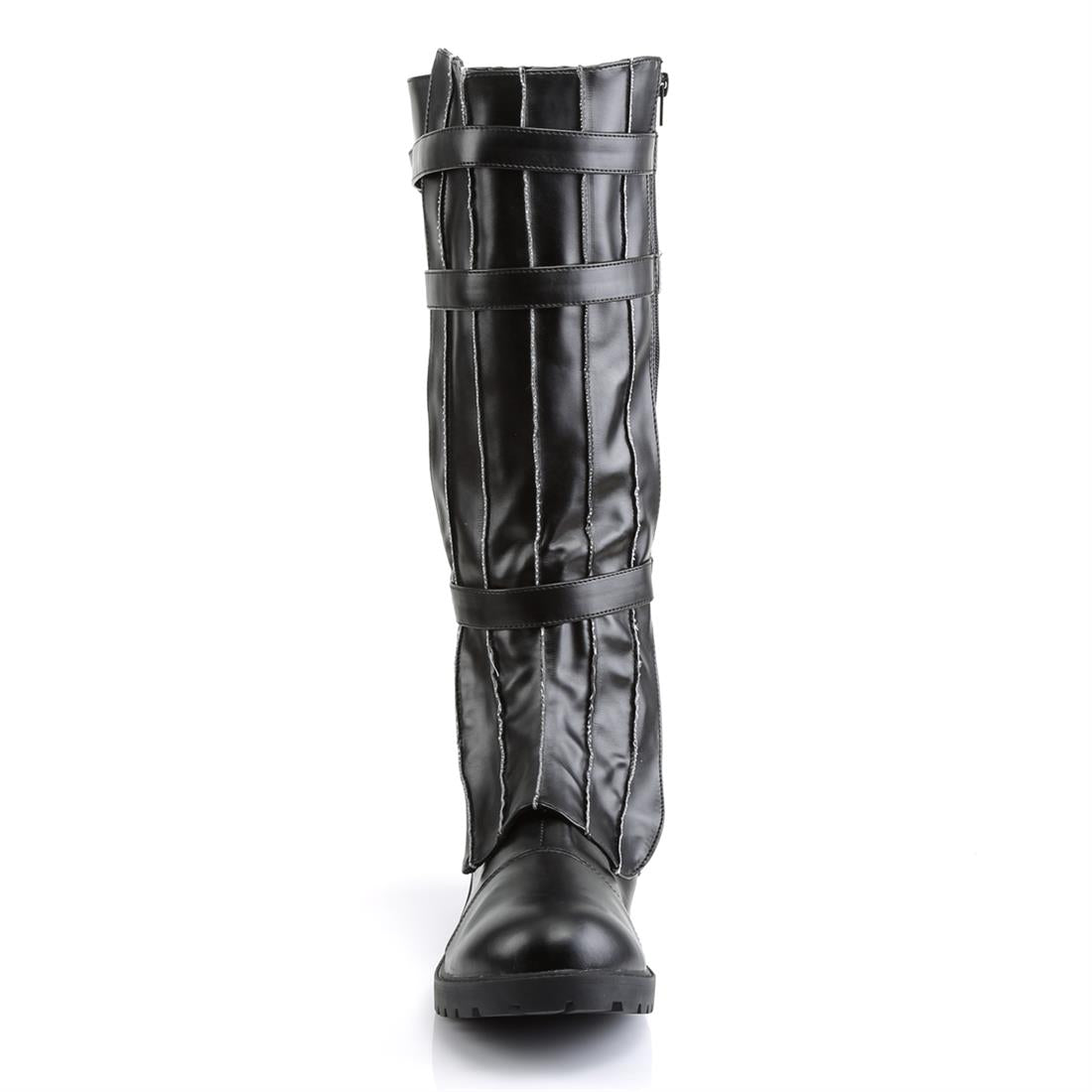 funtasma-walker-130-herren-superhero-knie-stiefel-schwarz-mit-rei-verschluss image 2