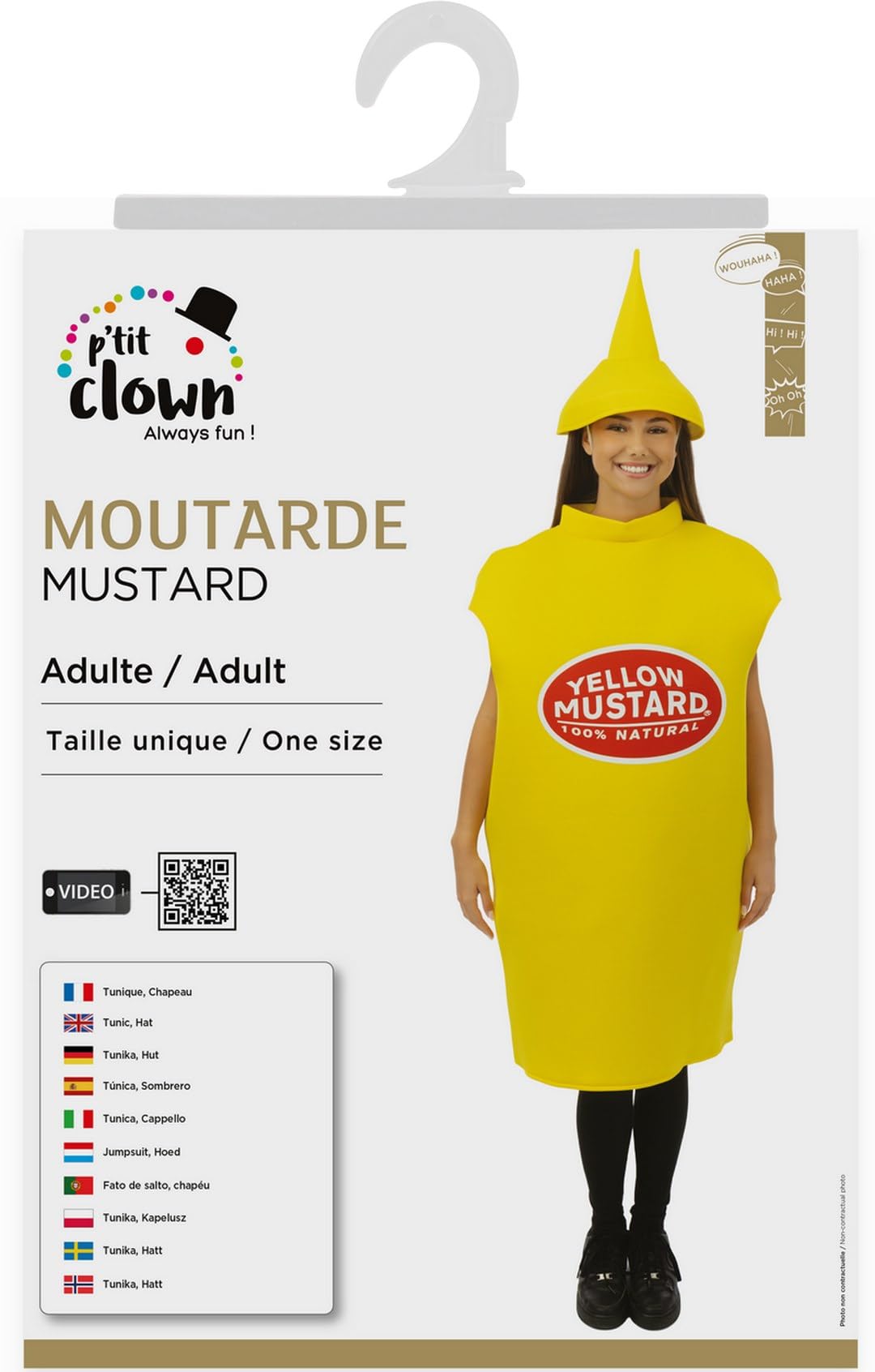 ptit-clown-ketchup-senf-flaschen-kost-m-erwachsene-unisex image 4