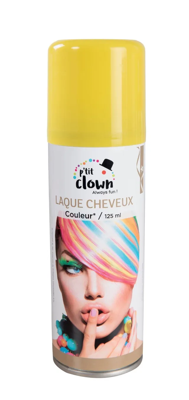 ptit-clown-haarspray-125-ml-styling-spray-f-r-karneval-kost-m image 1