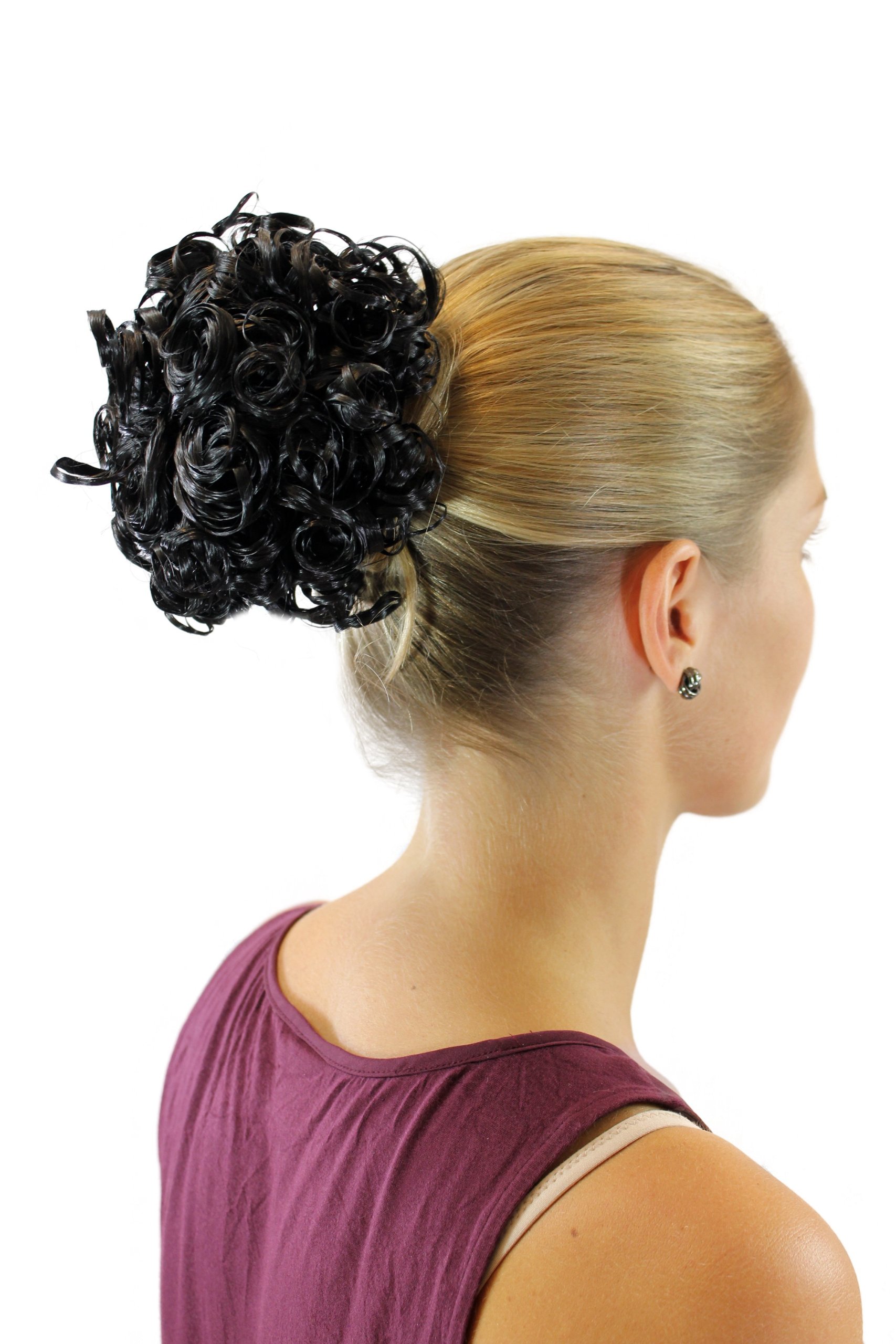wig-me-up-jl-603-2-dutt-haarknoten-schwarz-rosen-lockig image 4