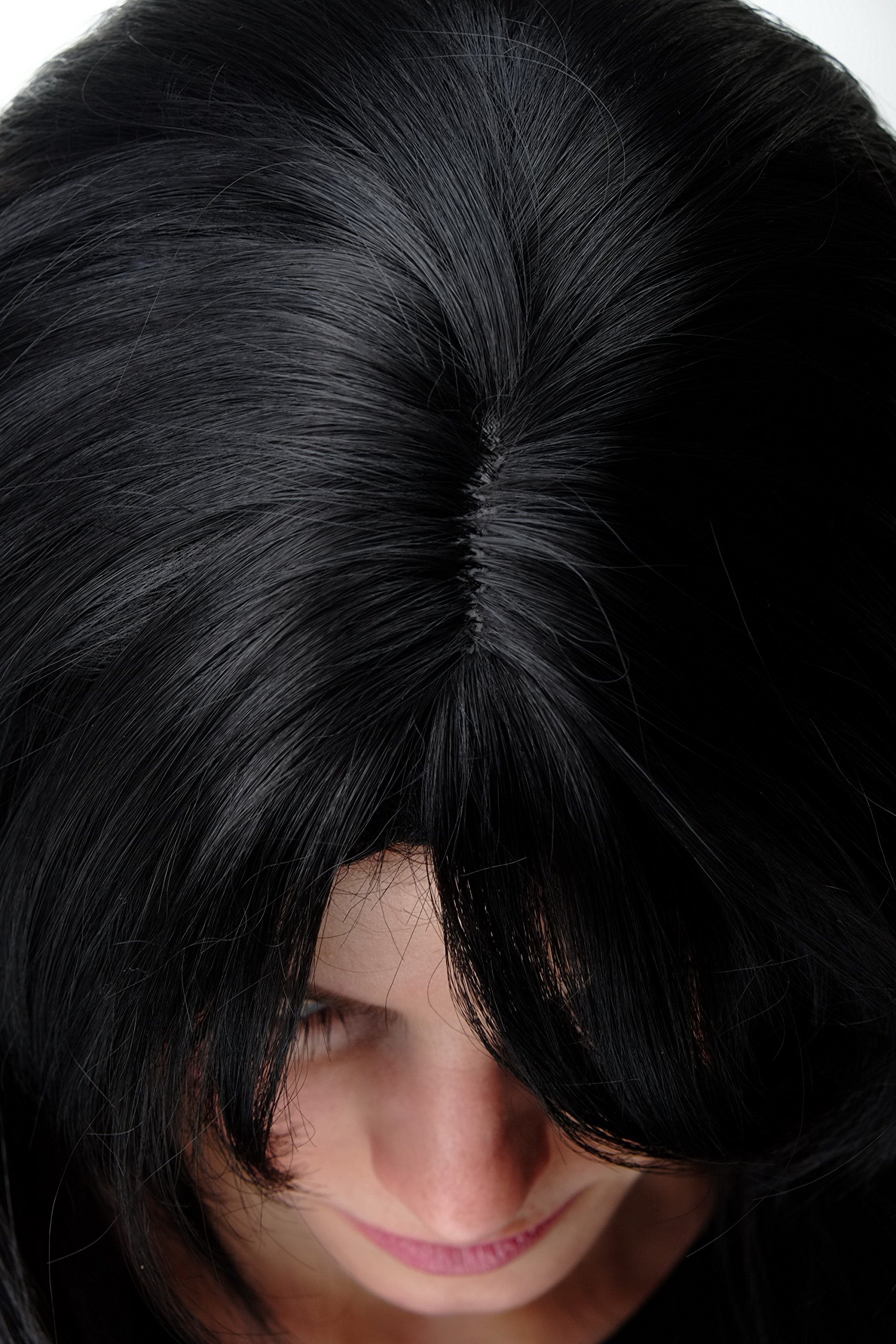 wig-me-up-gfw242-1b-damenper-cke-lang-gewellt-schwarz-mit-scheitel-pony image 5