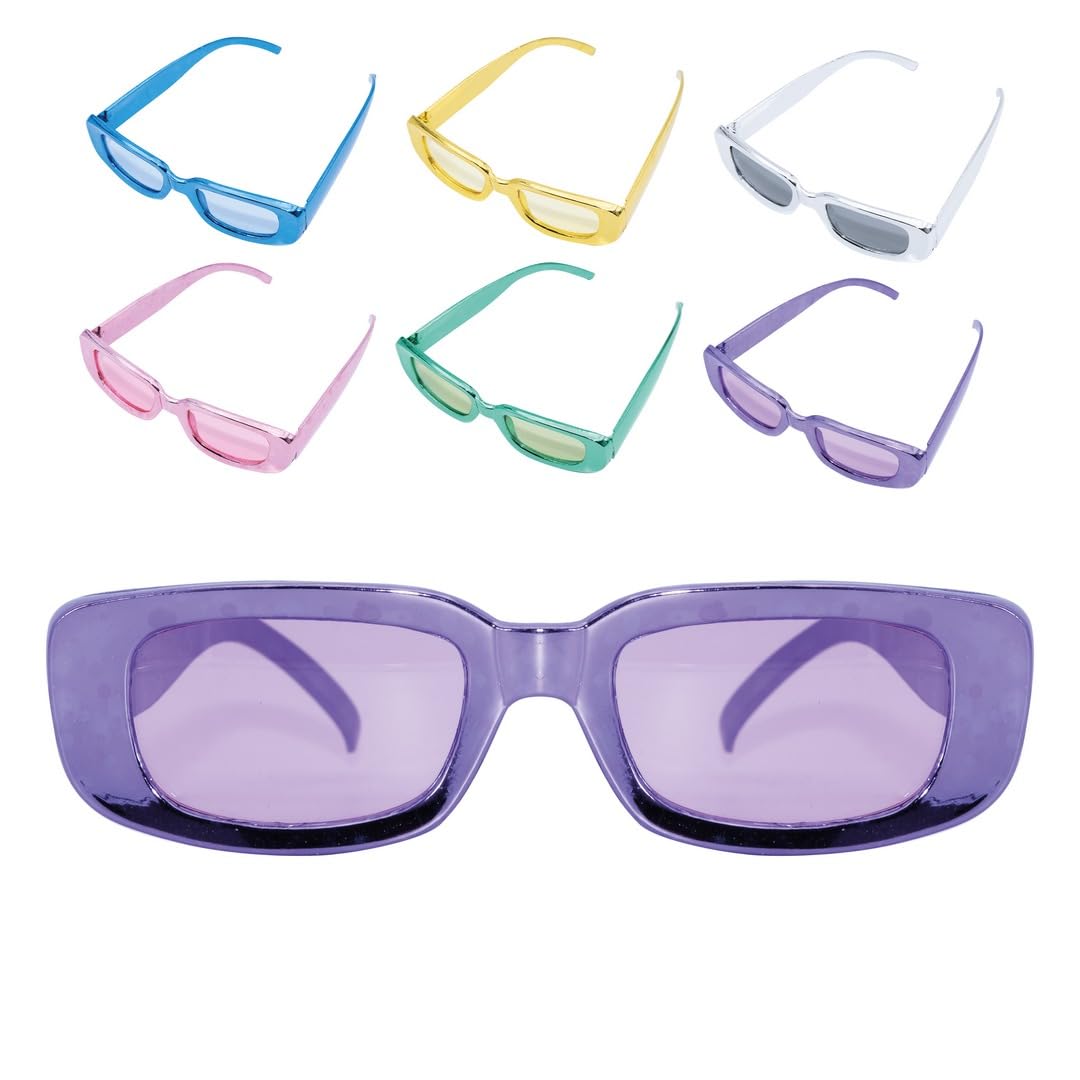 ptit-clown-10888-glitzerbrille-kunststoff-rechteckig-disco image 1